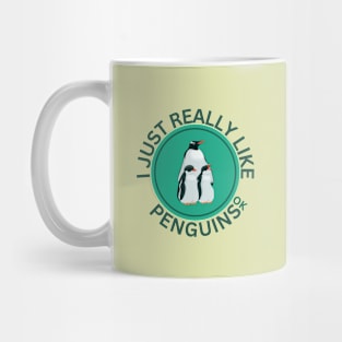 I Just Really Like Penguins Ok Mug